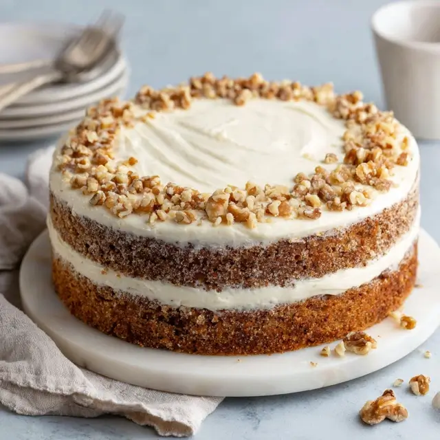 Homemade Carrot Cake Recipe – Moist, Soft & Perfectly Spiced