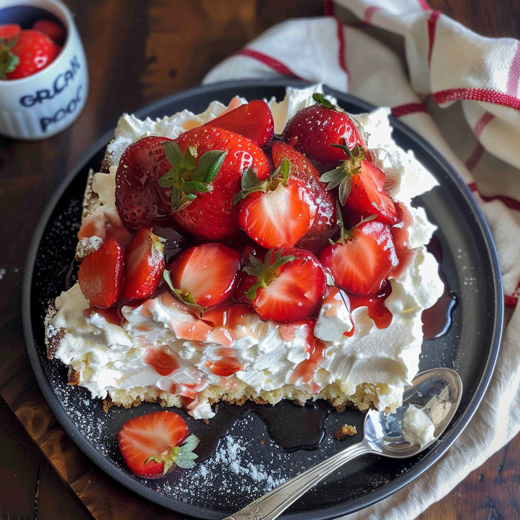 Strawberry Angel Food Cake Dessert Recipe: No-Bake Classic & Irresistible Layers