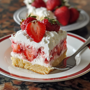 Strawberry Poke Cake Recipe: 4-Ingredient Effortless & Perfectly Moist Dessert
