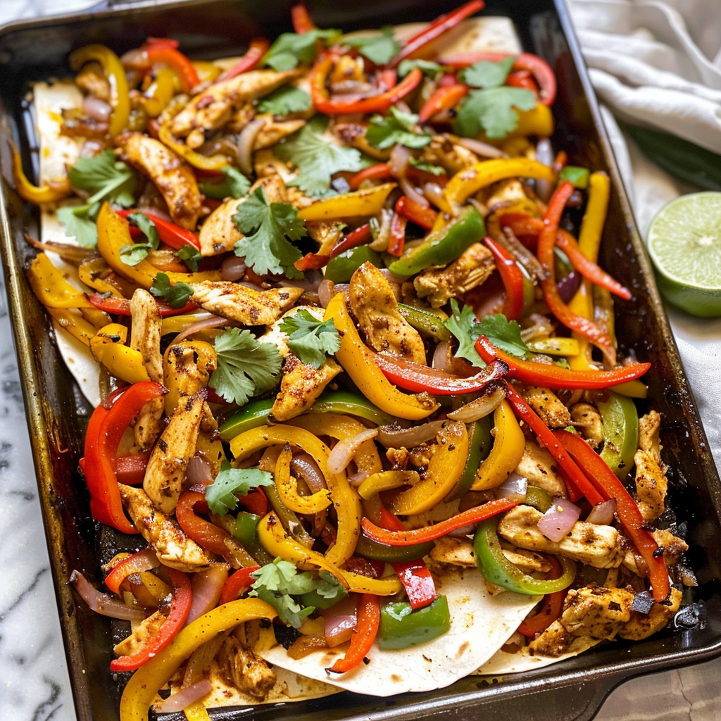 Sheet Pan Chicken Fajitas Recipe: 30-Minute Foolproof & Easy Dinner