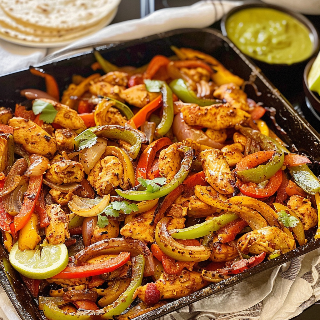 Oven Baked Fajitas Chicken Recipe: 1-Pan Ultimate & Easy Family Favorite