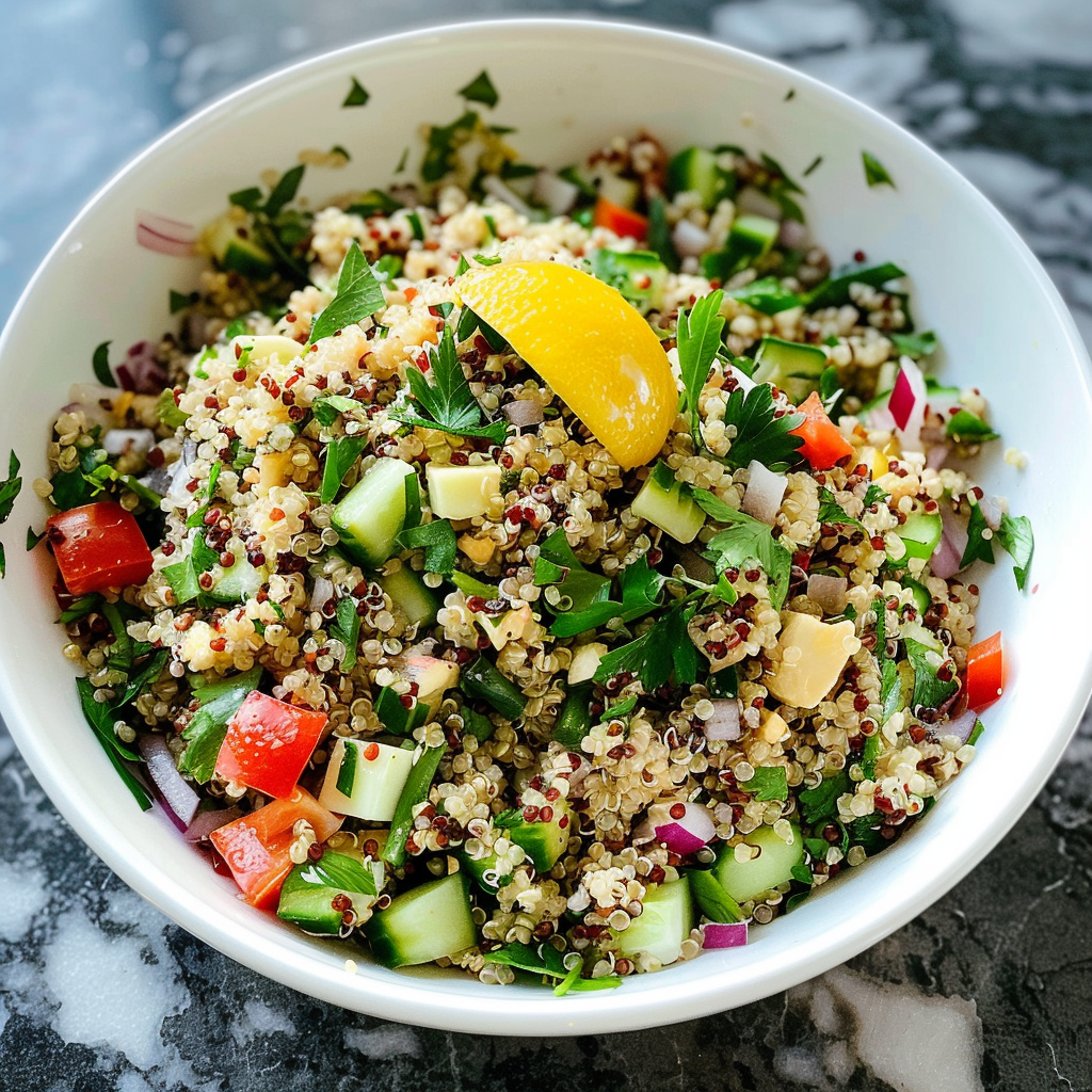Lemon Quinoa Salad Recipe: 20-Minute Foolproof & Perfectly Zesty
