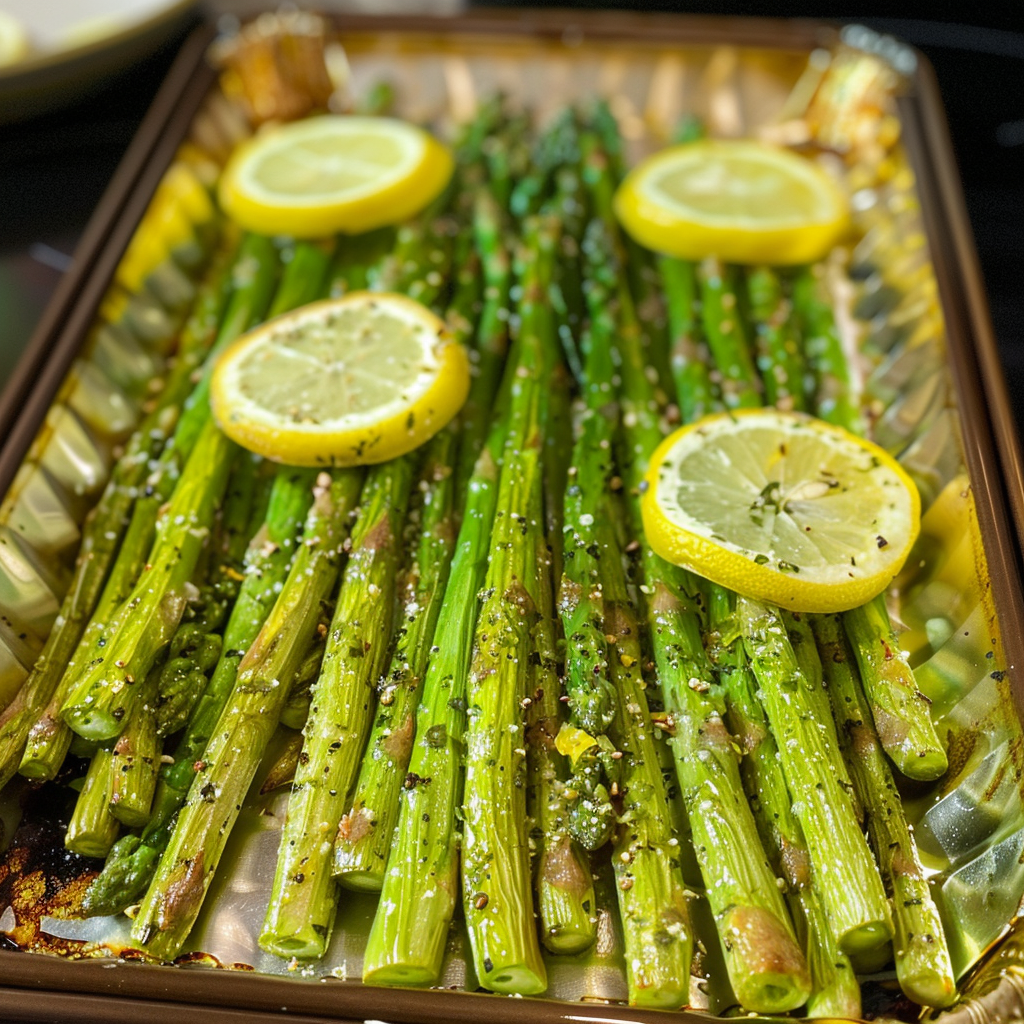 Roasted Asparagus with Lemon Recipe: 5-Ingredient Foolproof & Perfectly Crisp