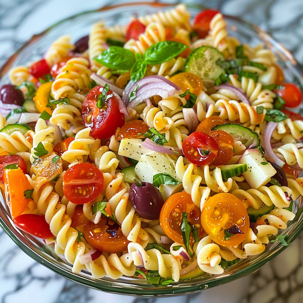 Cold Pasta Salad Recipe: 30-Minute Effortless & Perfectly Easy Meal