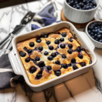 Blueberry Cottage Cheese Bake