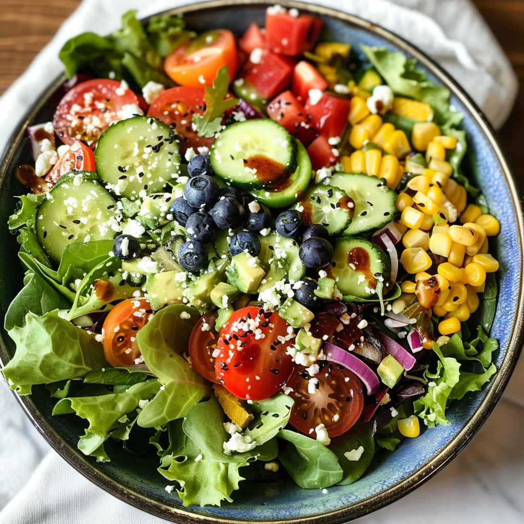 Farmers Market Salad Recipe: 15-Minute Foolproof & Amazing Summer Meal