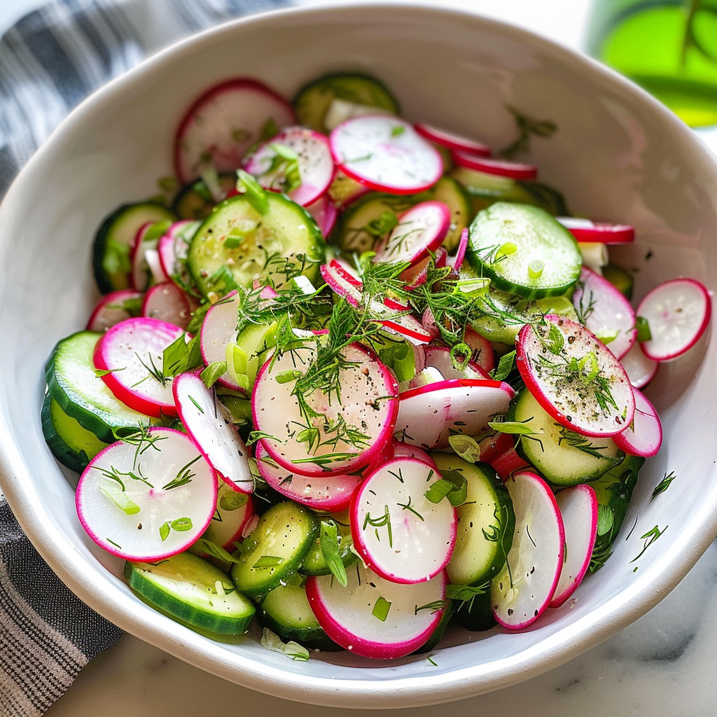 Cucumber Radish Salad Recipe: 15-Minute Foolproof & Refreshingly Simple