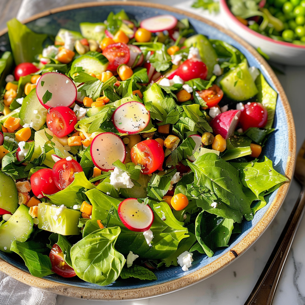 Spring Chopped Salad Recipe: 30-Minute Foolproof & Perfectly Vibrant